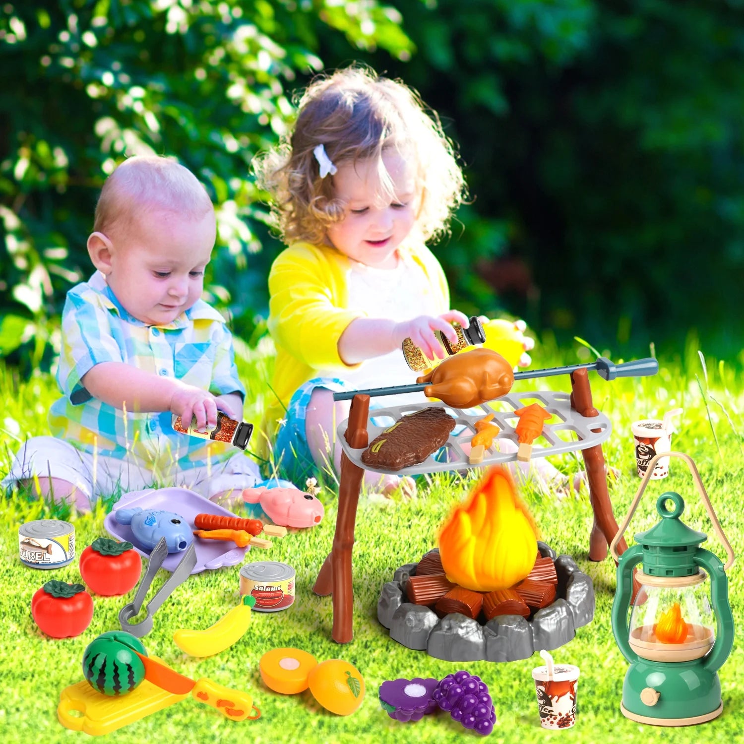 Kids Tent Set with 49 Pieces, Indoor Pop-Up Play Tent for Toddlers Girls 3-6 Years, Christmas Birthday Gift for Kids Girls 3-6 Years.