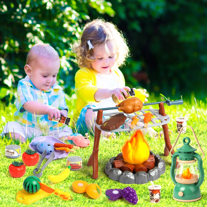 Kids Tent Set with 49 Pieces, Indoor Pop-Up Play Tent for Toddlers Girls 3-6 Years, Christmas Birthday Gift for Kids Girls 3-6 Years.