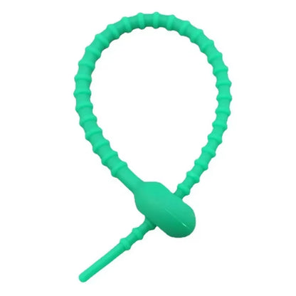 20Pcs/Lot Silicone Reusable Bag Ties Twist Wire Fasten Cable Zip Tie Headset Data Line Wire Universal Tie