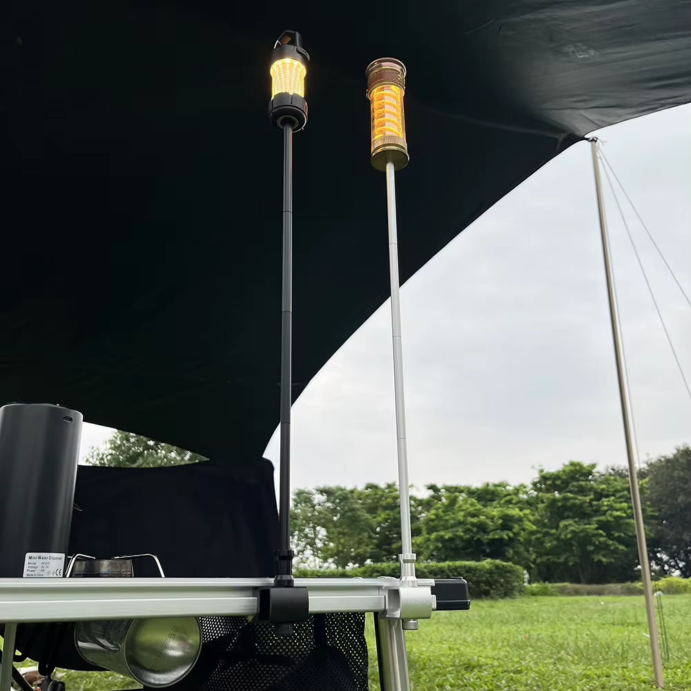 Aluminium Alloy Camping IGT Lamp Hanging Rack Portable Lamp Post Pole Light Stand Holder for IGT Table Camping Accessories