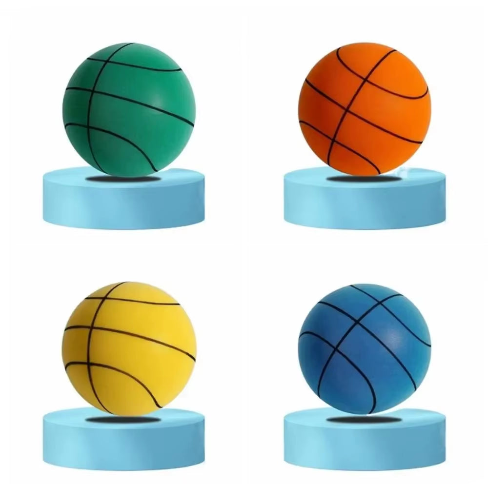 Bouncing Mute Ball Indoor Silent Basketball 18Cm Foam Basketball Silent Soft Ball Bounce Basket Ball Toy Kids Sports Games Gift
