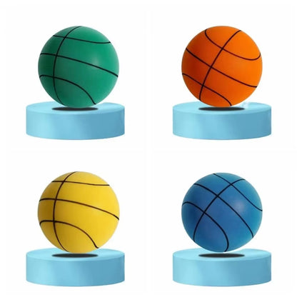 Bouncing Mute Ball Indoor Silent Basketball 18Cm Foam Basketball Silent Soft Ball Bounce Basket Ball Toy Kids Sports Games Gift