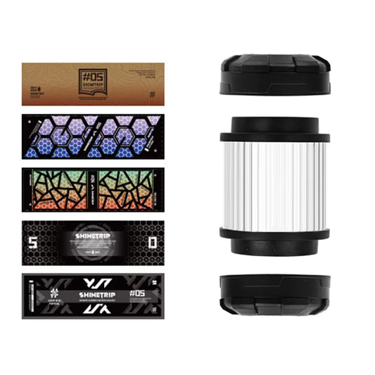 Outdoor Camping Light Rechargeable Rotable Camping Lantern Long Lasting Magnetic Atmosphere Lantern for Outdoor Camping Hiking