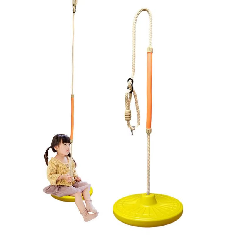 Swingset Outdoor for Kids Disc Swing Set Backyard Saucer Swing Small Disc Swingset Saucer Tree Swing for Playground Kids Indoor