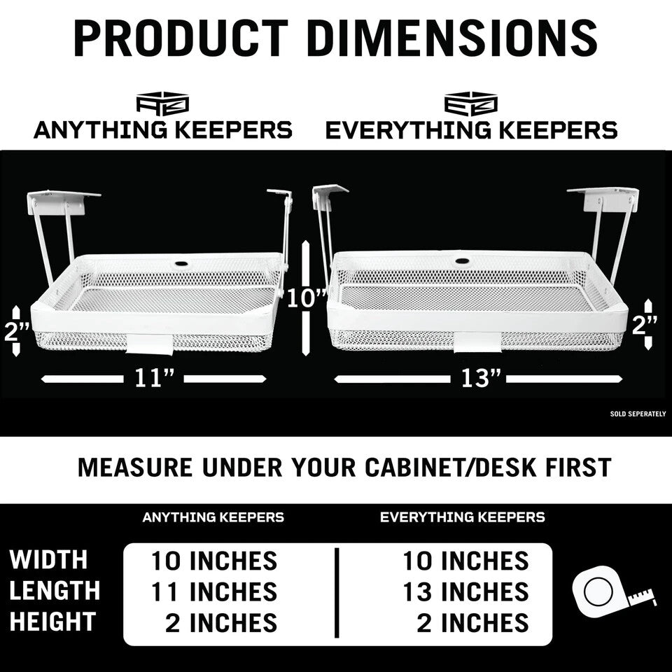Anything Keeper Organizer for Home Kitchen Bathroom Rv Small Spaces Storage Orga