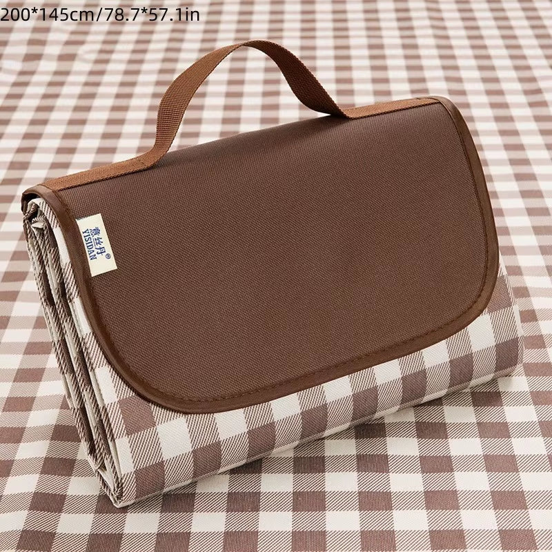 1PC Waterproof Sandproof Camping Mat Picnic Blanket Beach Mat Portable Camping Beach Blanket for Hiking Camping Foldable