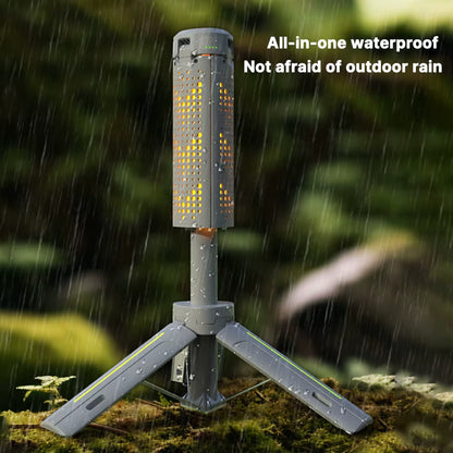Rechargeable Outdoor Portable Hiking Camping Fishing Flashlight Telescoping Camping Lantern Telescopic Camping Light