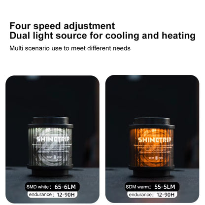 Outdoor Camping Light Rechargeable Rotable Camping Lantern Long Lasting Magnetic Atmosphere Lantern for Outdoor Camping Hiking