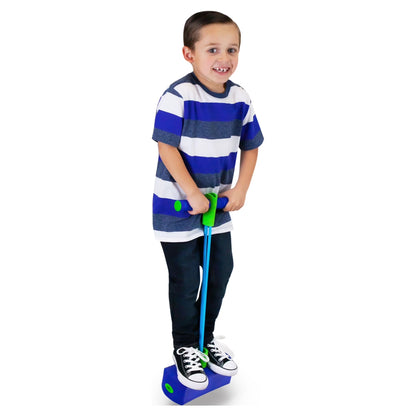 Foam Pogo Hopper, Kids Fun and Safe Pogo Stick for Toddlers, Ages 3 and Up, Blue