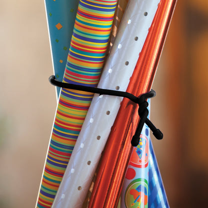 Gear Tie® Reusable Rubber Twist Tie™ 18 In. - 2 Pack - Black