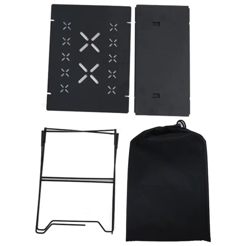 Folding Camping Table Compact Camping Picnic Table Double Layer Portable Table Camping Desk Beach Tables Outdoor Camping Table