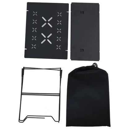 Folding Camping Table Compact Camping Picnic Table Double Layer Portable Table Camping Desk Beach Tables Outdoor Camping Table