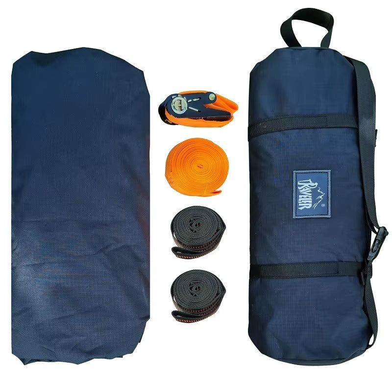 400X400X300CM Outdoor Camping Triangle Hammock Oxford Cloth Camping anti Rollover Hammock with Tensioner