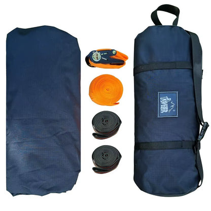 400X400X300CM Outdoor Camping Triangle Hammock Oxford Cloth Camping anti Rollover Hammock with Tensioner