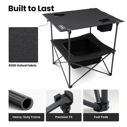 Folding Camping Table, Portable Outdoor Picnic Table