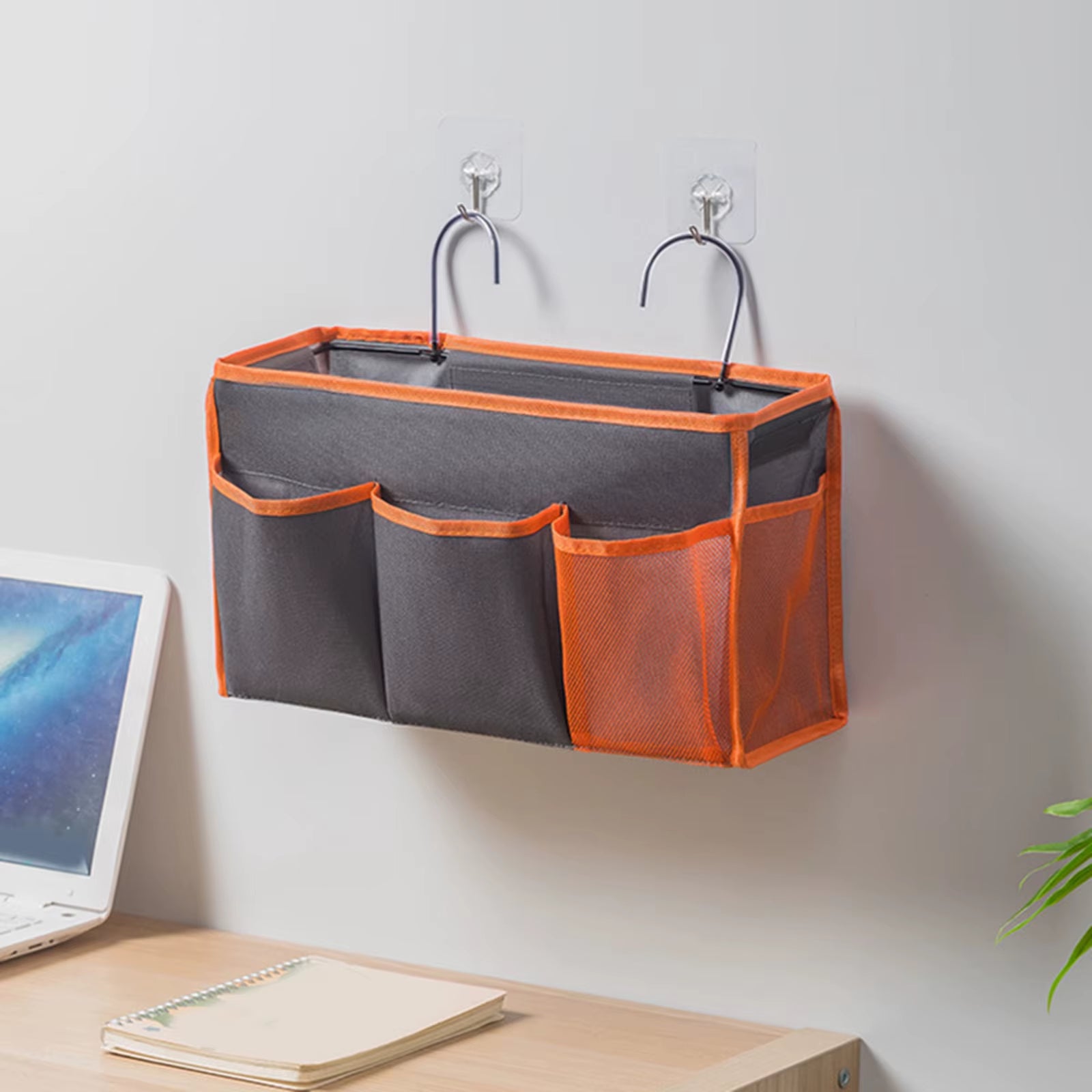 Bedside Caddying Bed Organizer Storage Bag Pocket for Dorm Rooms Rails Bedroom Dorm Kitchen Organization Storage Bag Pocket