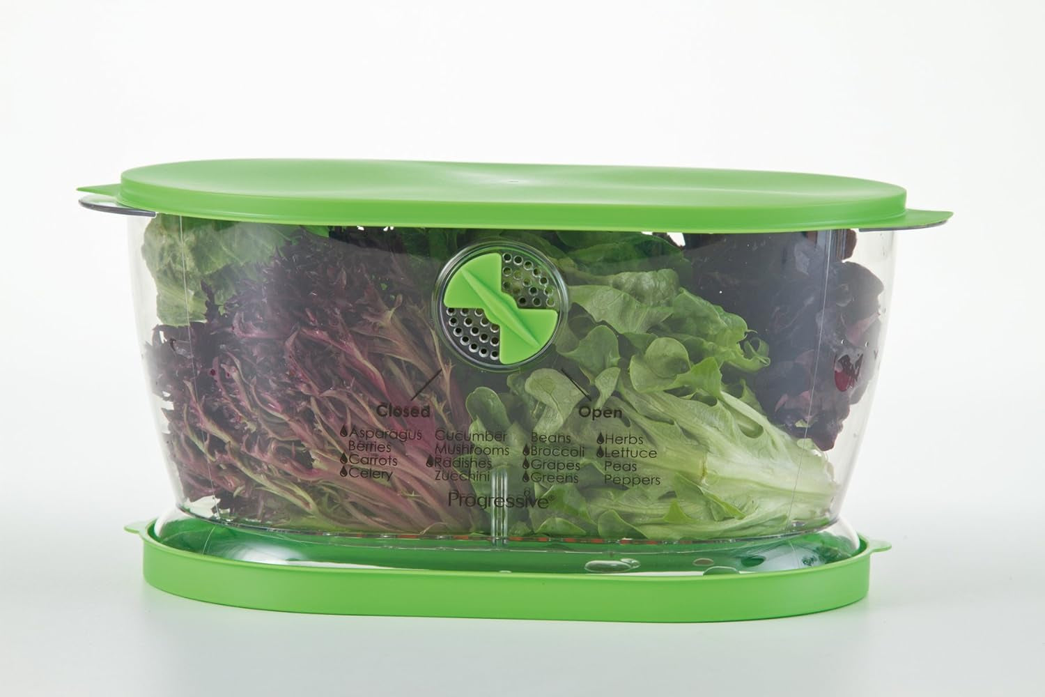 Prep Solutions by  Lettuce Keeper Produce Storage Container, 4.7 Quarts, Green (LKS-06)