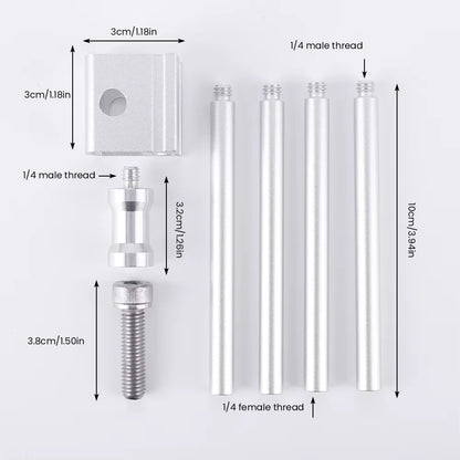 Aluminium Alloy Camping IGT Lamp Hanging Rack Portable Lamp Post Pole Light Stand Holder for IGT Table Camping Accessories