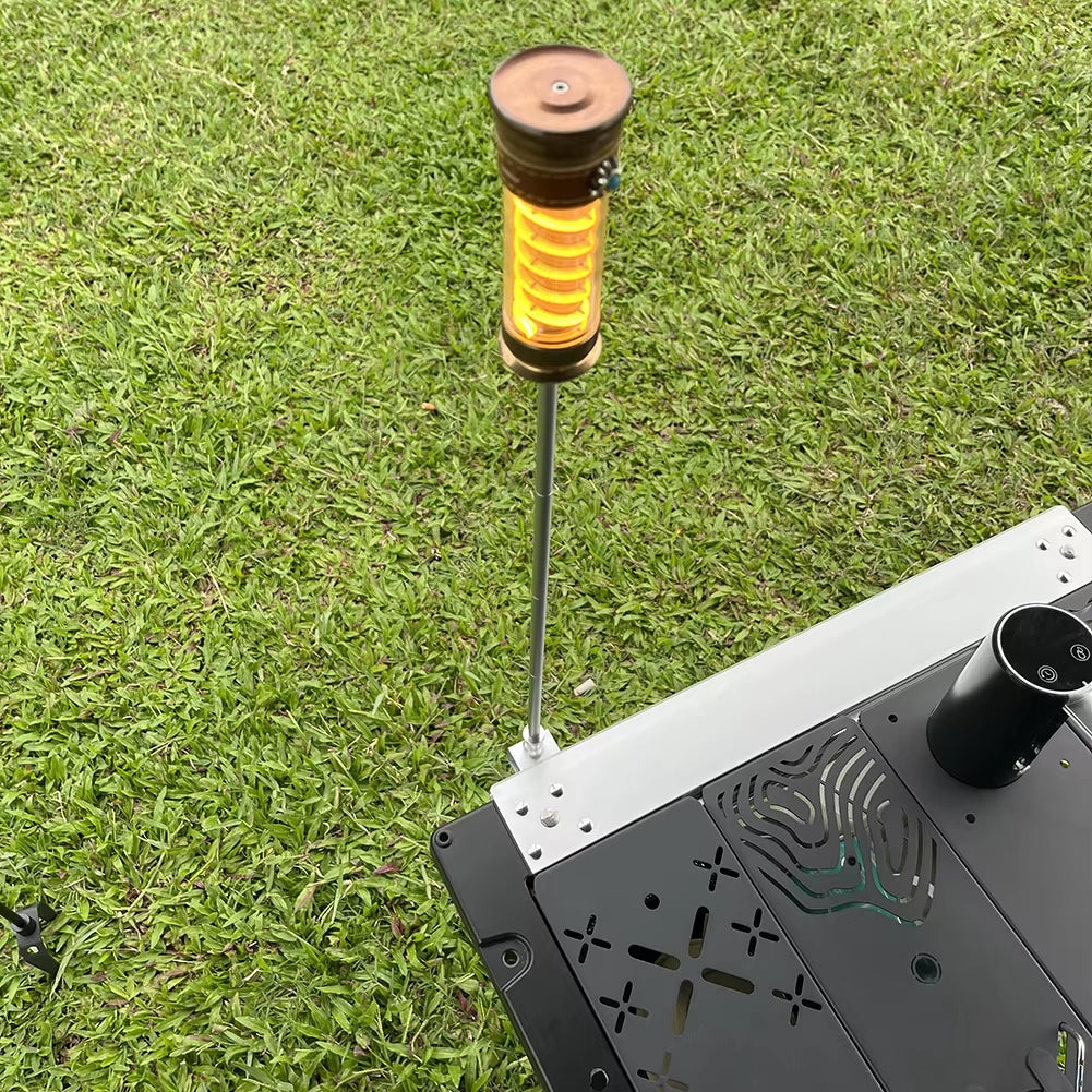 Aluminium Alloy Camping IGT Lamp Hanging Rack Portable Lamp Post Pole Light Stand Holder for IGT Table Camping Accessories