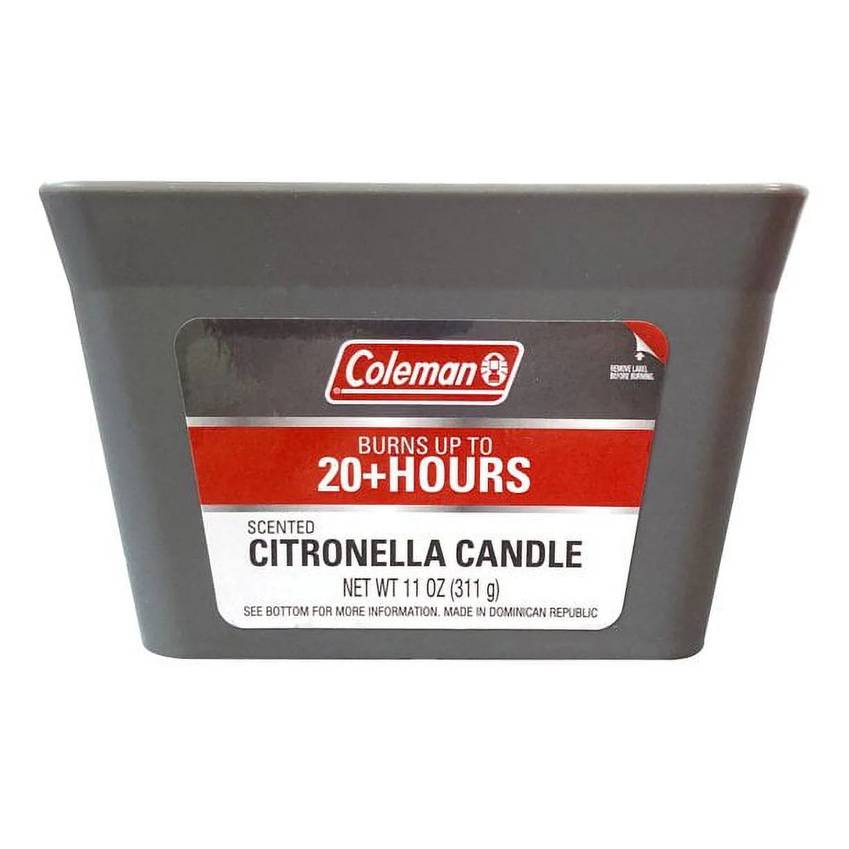 2 Wick Citronella Candle 11Oz Square Pail