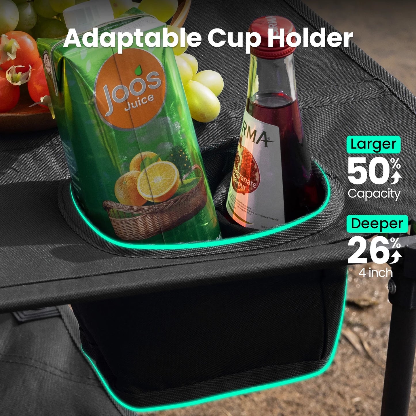 Folding Camping Table, Portable Outdoor Picnic Table