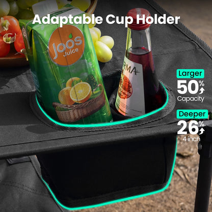 Folding Camping Table, Portable Outdoor Picnic Table