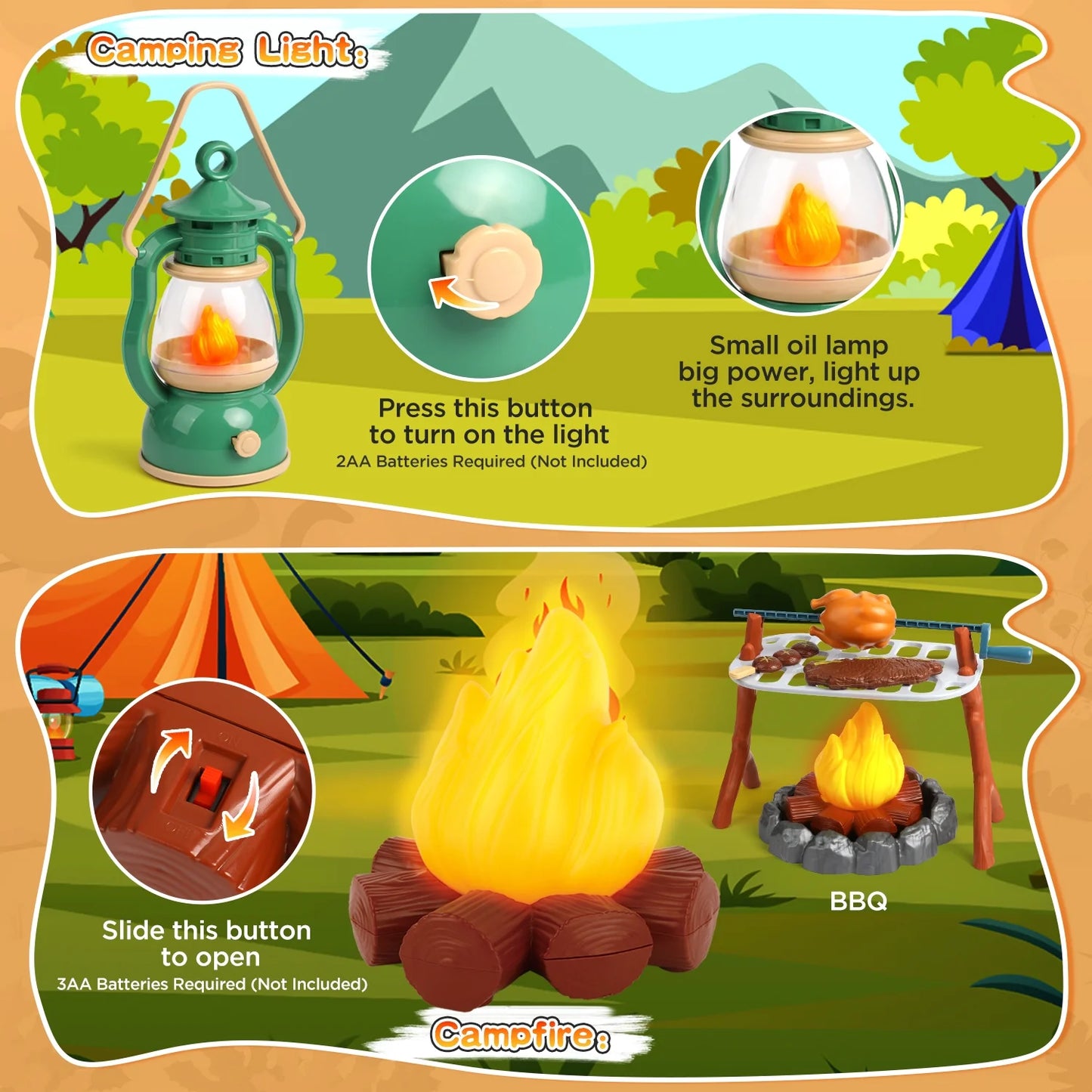 Kids Tent Set with 49 Pieces, Indoor Pop-Up Play Tent for Toddlers Girls 3-6 Years, Christmas Birthday Gift for Kids Girls 3-6 Years.