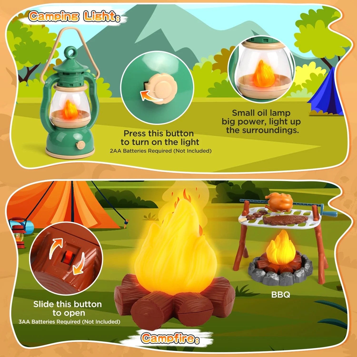 Kids Tent Set with 49 Pieces, Indoor Pop-Up Play Tent for Toddlers Girls 3-6 Years, Christmas Birthday Gift for Kids Girls 3-6 Years.